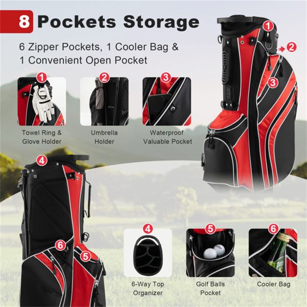 Portable Lightweight Golf Stand Carry Bag